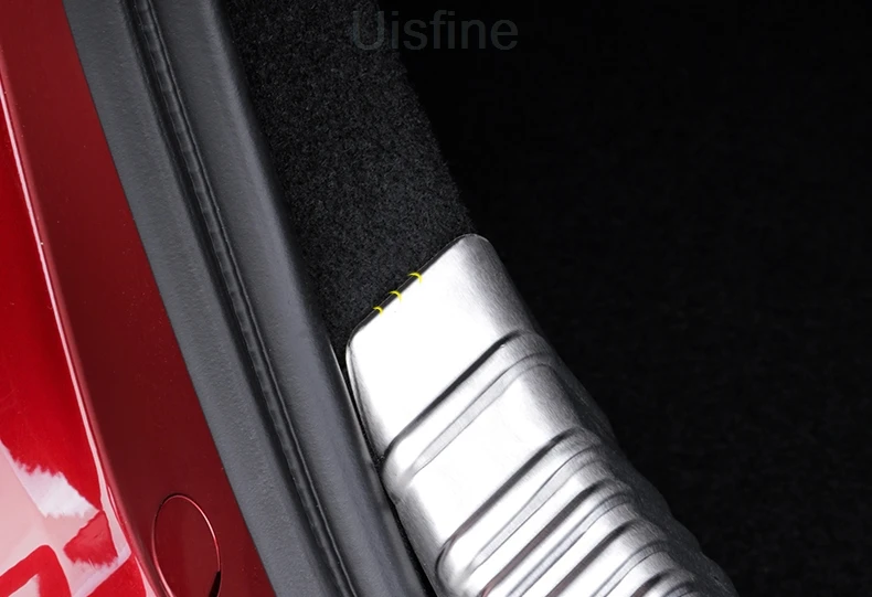 Для Mazda 3 Axela, накладка на задний бампер для багажника автомобиля, накладка на задний бампер, наклейки против царапин, декоративные детали для автомобиля