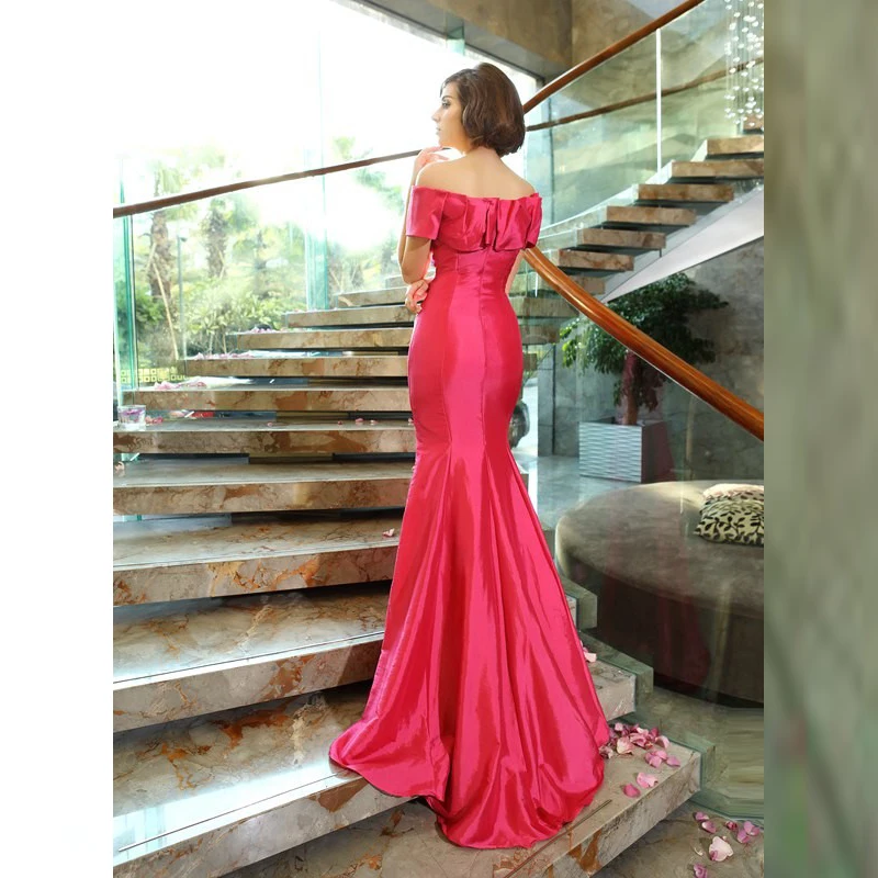 Simple Modern Fuchsia Mermaid Taffeta 