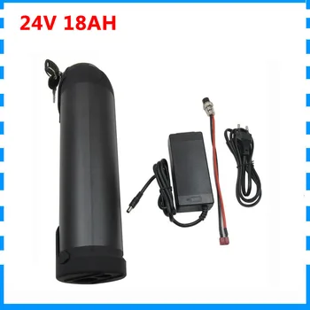 

350W 7S 24V lithium ion 18650 battery 24V 18AH ebike battery 24V Water bottle battery With 29.4V 3A Charger Free customs fee