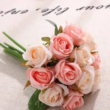 2 букета/сумка Свадебный букет из роз искусственный свадебный букет синий Свадебные аксессуары для подружек невесты цветы свадебные принадлежности