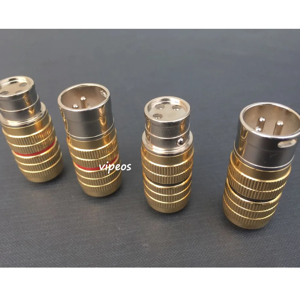 Free Shipping Cardas Clear Silver XLR Balance Plug for DIY Cable 4pcs | Электроника