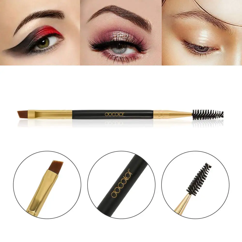 Docolor  Eyebrow Brush+Eyebrow Comb Beauty Eyebrow Brush Professional Makeup Brushes For Eye Brow Brush Eye Blending Brush