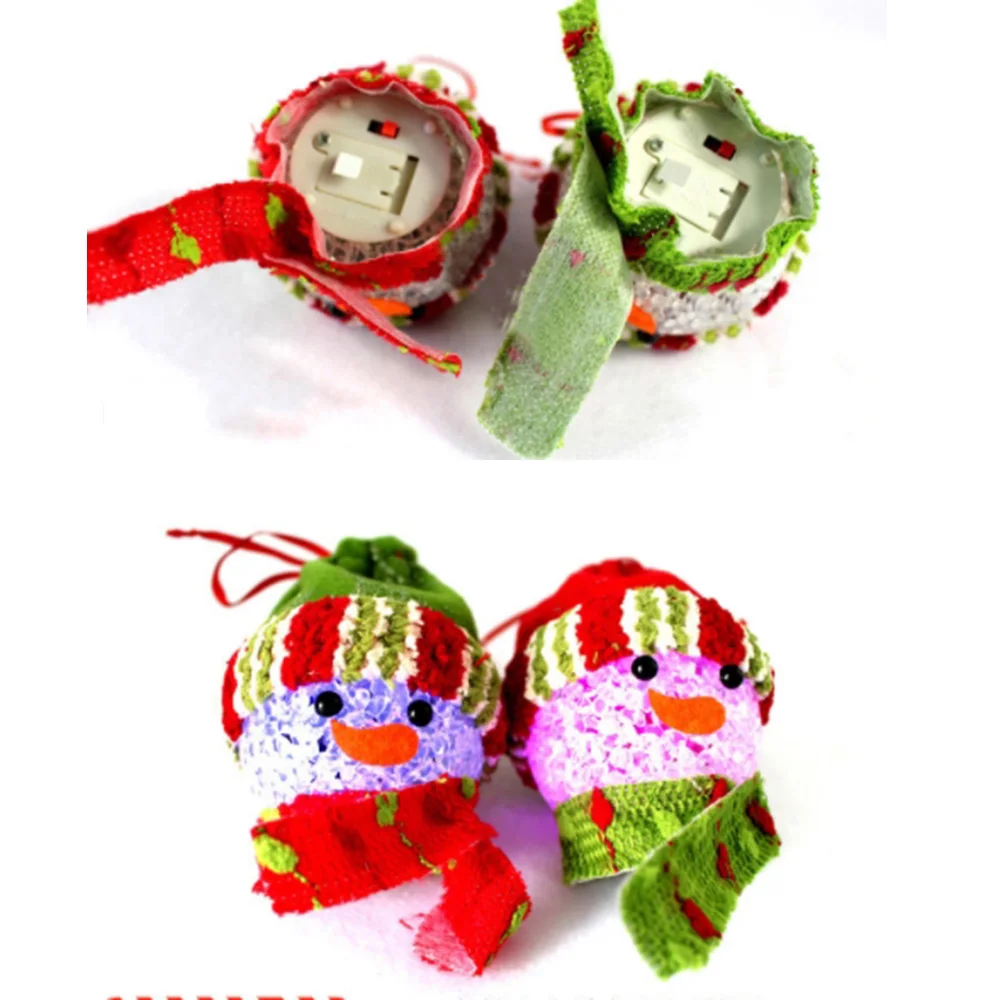 11*7cm Christmas Hanging LED Light Candy Bag EVA XMAS Tree Decor Ornaments