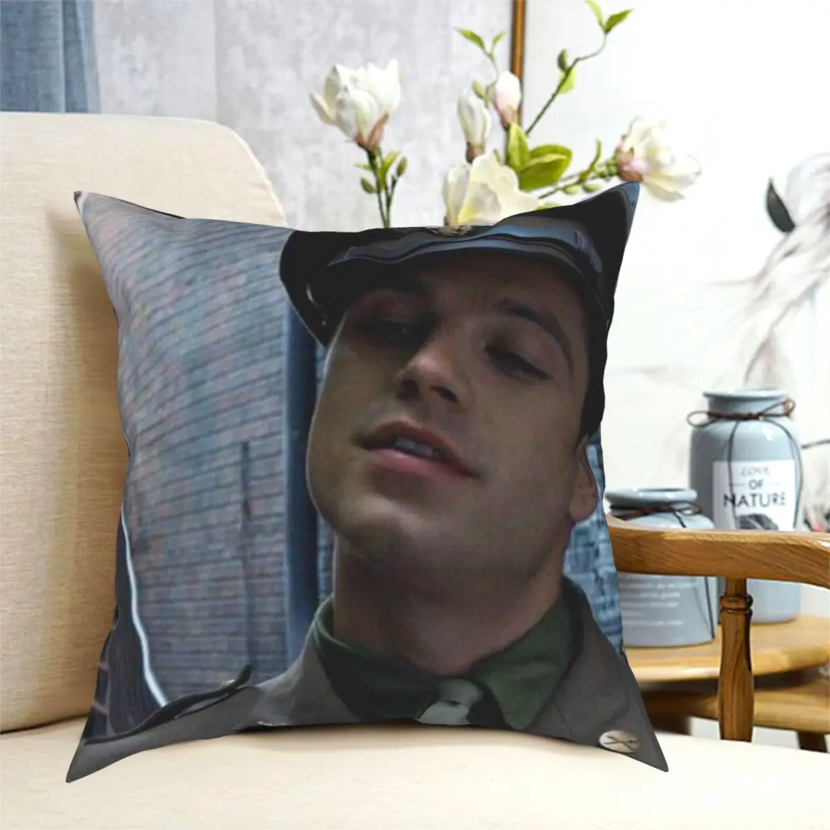 

Bucky Barnes Pillowcase Printed Decor Pillow Case for Home Cushion Cover 18"