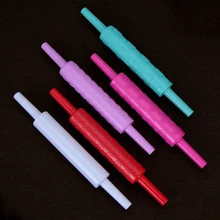 1 шт. антипригарная скалка для помадки инструмент портативная пластиковая рельефная Скалка Сердце шаблон помадка, кондитерские изделия инструменты для украшения торта