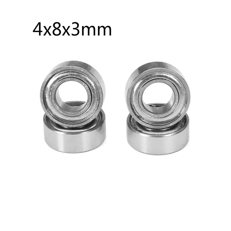 4PCS 4x8x3mm Ball Bearings For WL 1/18 A959 A979 RC Cars Truck Parts | Игрушки и хобби