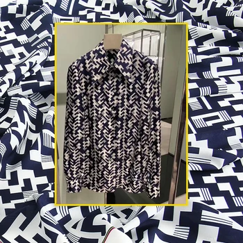 

100x145cm Geometric Irregular Pattern Imitation Double crepe Fabric For Woman Summer Dress Blouse Tissu Tela Хлопок материал DIY