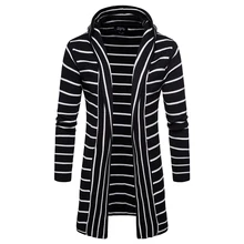 2019 Winter Men Casual Sweater coat mens keep warm Thick coat slim Cardigan Men Hooded Neck Jacket Knitted Brand Male Sweaters