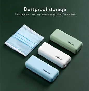 

Portable dust mask mini storage box disposable mask container mask box safe and pollution-free protective cleaning supplies
