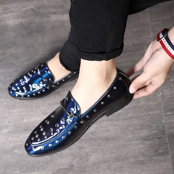 

M- Fashion rivet tide shoes explosion models wild adult daily personality classic brand designer trend low men's shoes