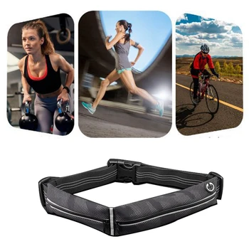 

Outdoor Running Waist Bags Reflective Multi-Function Large-Capacity Pockets Waterproof Mobile Phone Holder for Cycling Fitness R