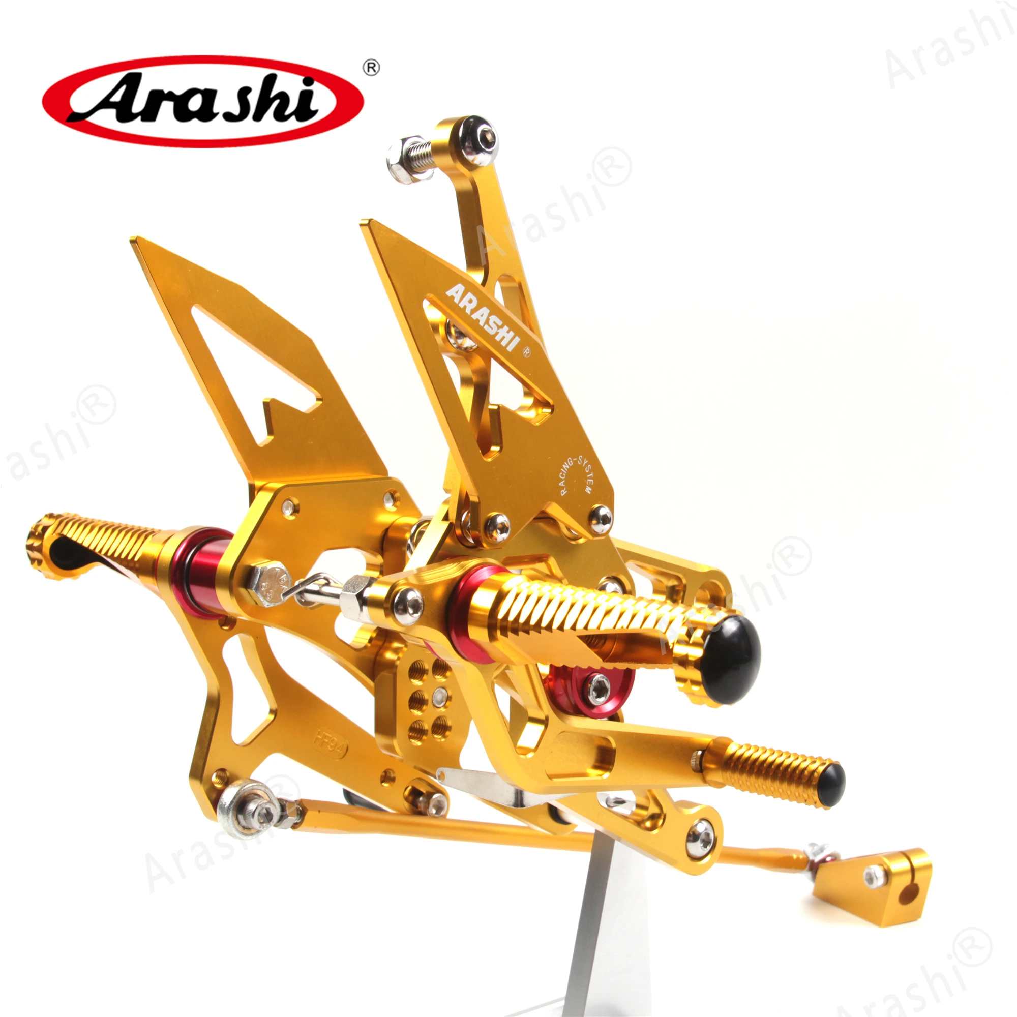 Arashi для YAMAHA YZF R1 2007 2008 07-08 CNC Регулируемые подножки для ног Rider задние наборы Rearset подставка для ног YZF-R1