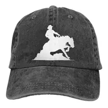 Reining Horse Мужская и женская регулируемая бейсболка s Denim Jeanet хип-хоп кепка