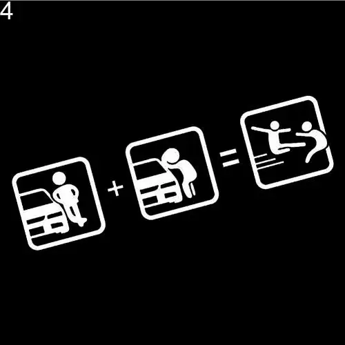 Creative Funny Dont Touch My Car Vehicle Reflective Decals Sticker Decoration White4
