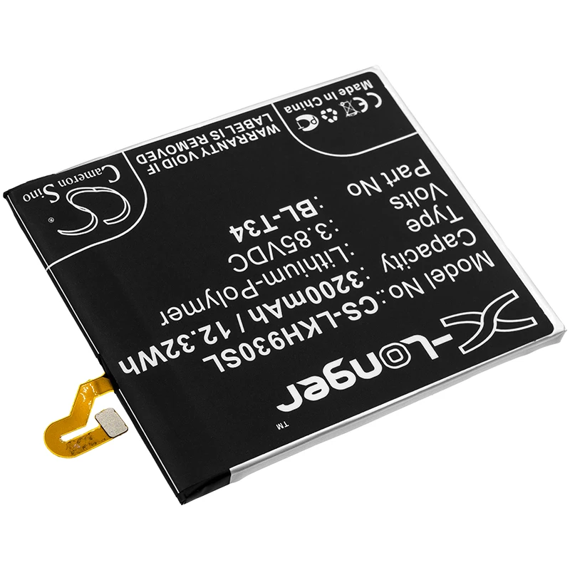 Обновленная батарея Cameron Sino для LG AS998, H930, H930DS