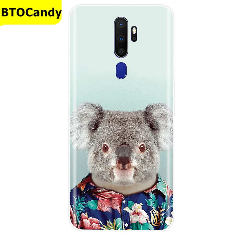 For OPPO A5 2020 Case Soft TPU Silicone Case For OPPO A9 2020 Case Color Pattern Back Cover Coque Fundas OPPO A5 A9 2020 Cases waterproof phone pouch for swimming Cases & Covers