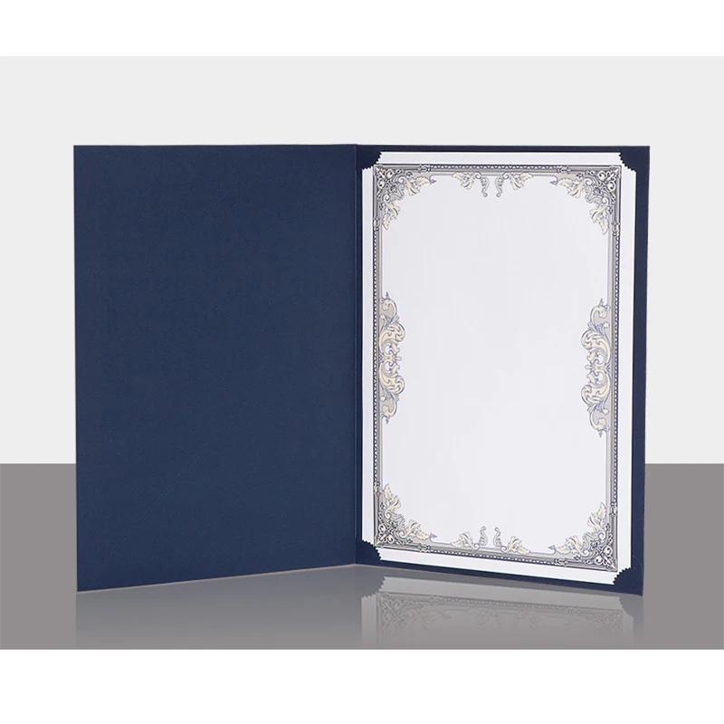 10 UNITS Bulk Order Horizontal Vertical Certificate Paper Cover, Employment Letter Authorization Universal Thin Sleeves