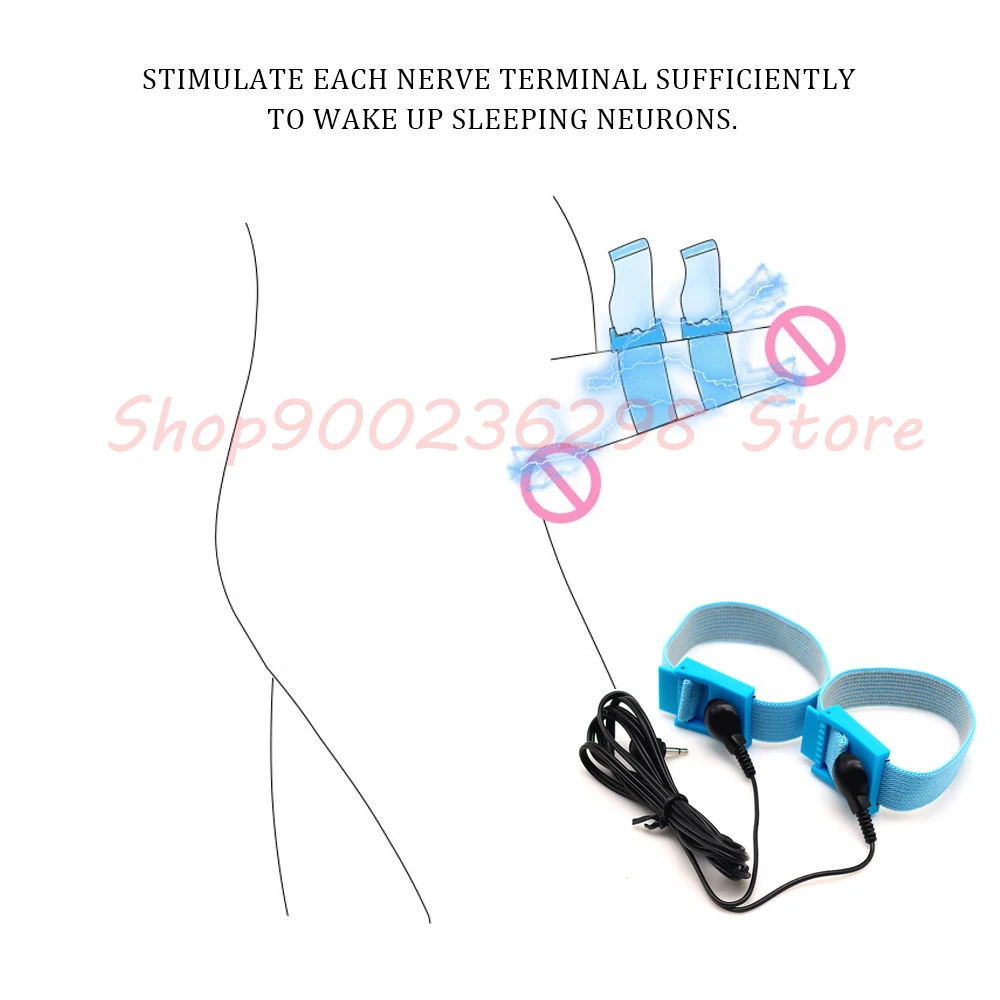 Electric Sex Toys Bdsm Toy Electro Stimulation Penis Ring E-stim Glans Trainer Cock Cage Ball Bondage Penis Extender Electric Sex Massage For Male