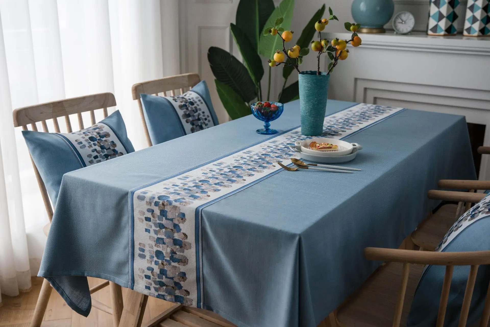Table cloth mantel Waterproof Oilproof Thick Rectangular Wedding Dining Table Cover Kitchen Decorative Tea Table Cloth 2020