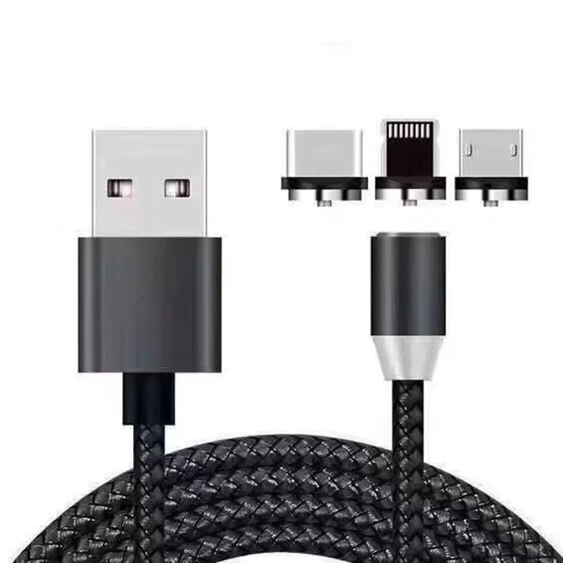 Магнитный Micro USB кабель для iPhone samsung Быстрая зарядка данных провод шнур магнитное зарядное устройство usb type C 1,2 m кабель для мобильного телефона