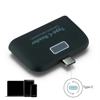 

Usb 3.1 C Type Usb 2.0 Hub Sd/Tf Card Reader Multi-Function Adapter Portable Card Reader With Otg Function Quickly Transfer Data