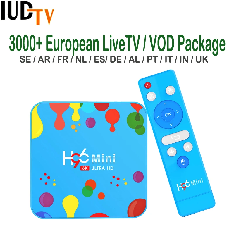 Испания Европа Live IPTV телеприставка 4 Гб 128 ГБ IUDTV подписка шведский голландский Польша индийский французский Великобритания каналы Польша M3U