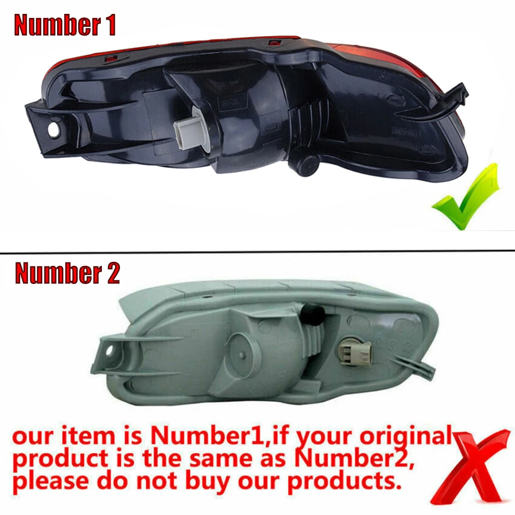 1 шт. стайлинга автомобилей Красный Len светодиодный задний тормозной бампер туман