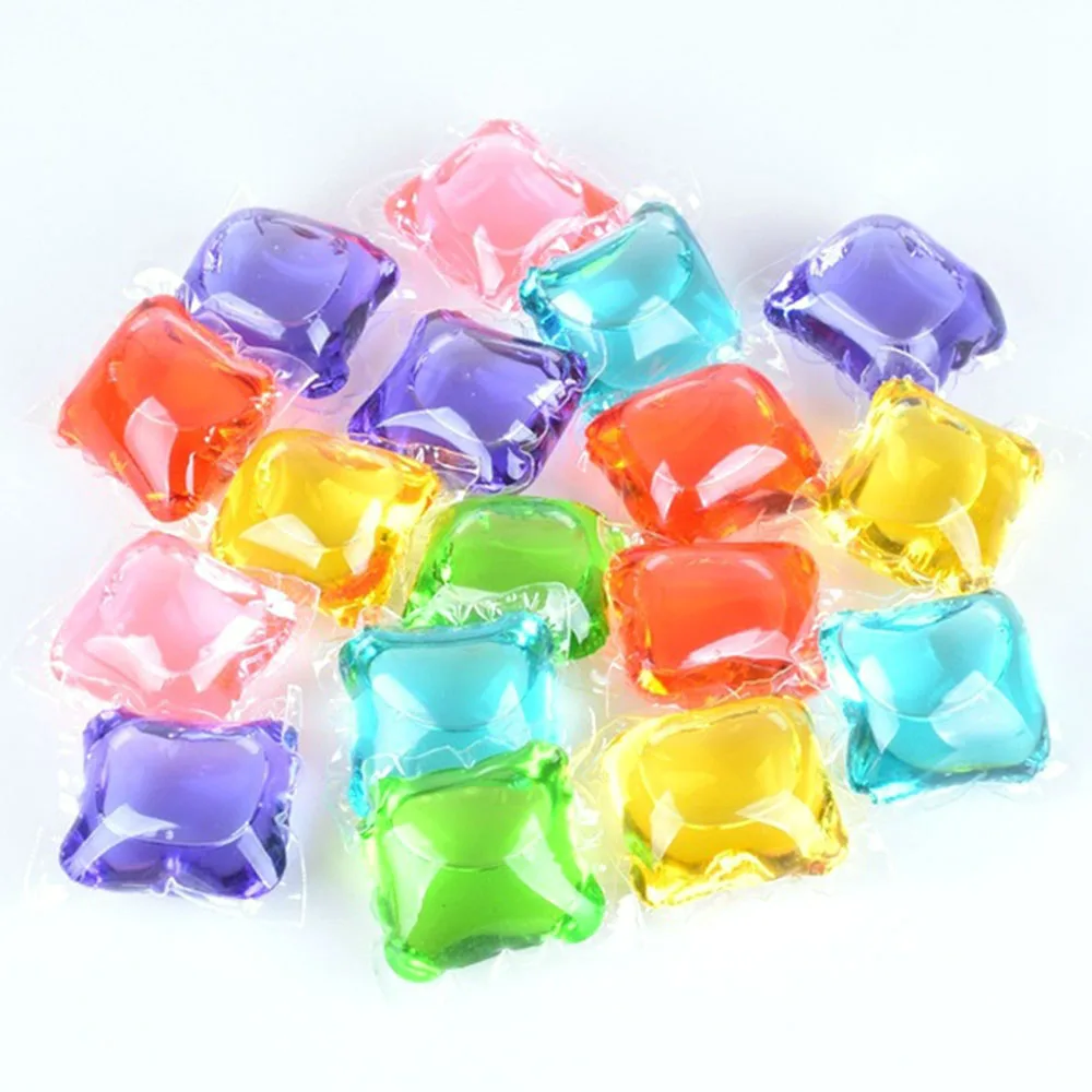

10pc Laundry Ball Beads New Portable Laundry Gel Stains Film Bead Ball Capsules Travel Washing Liquid Pod Cleaner Cleaning