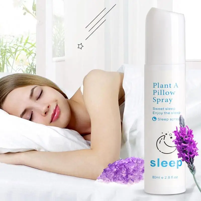 80 мл Лавандовая подушка для глубокого сна спрей экстракт эфирного масла снимает