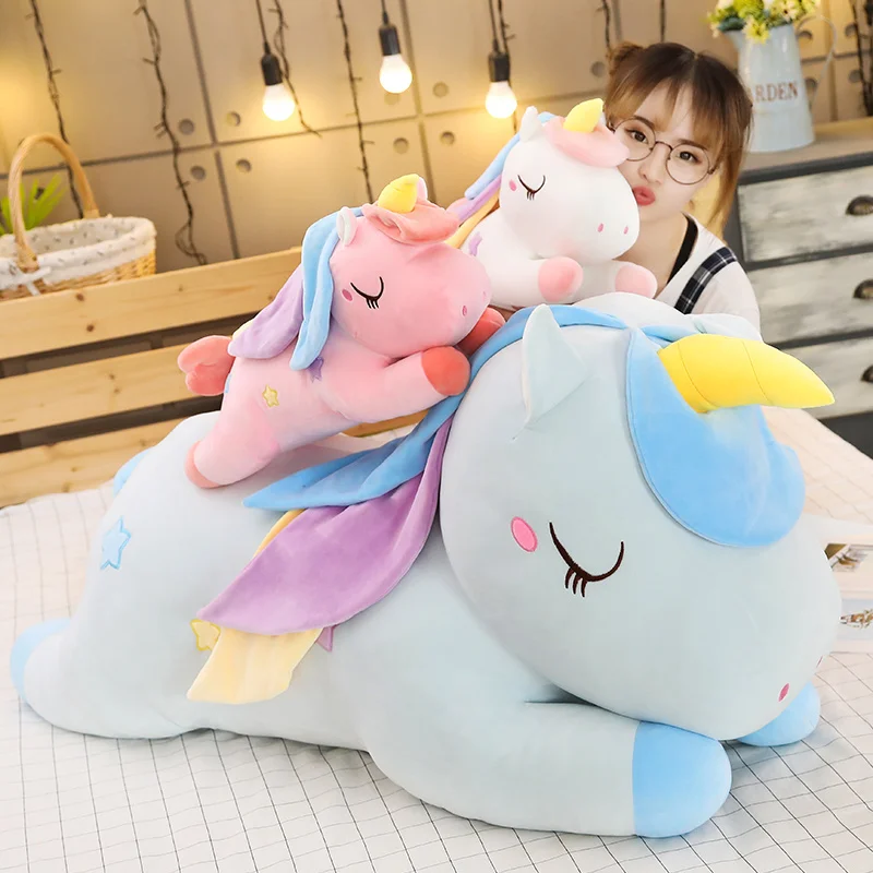 Unicorn Stuffed Animals Pink Pink Unicorn Doll Plush Toy Big Unicorn Soft Toy Pink Stuffed