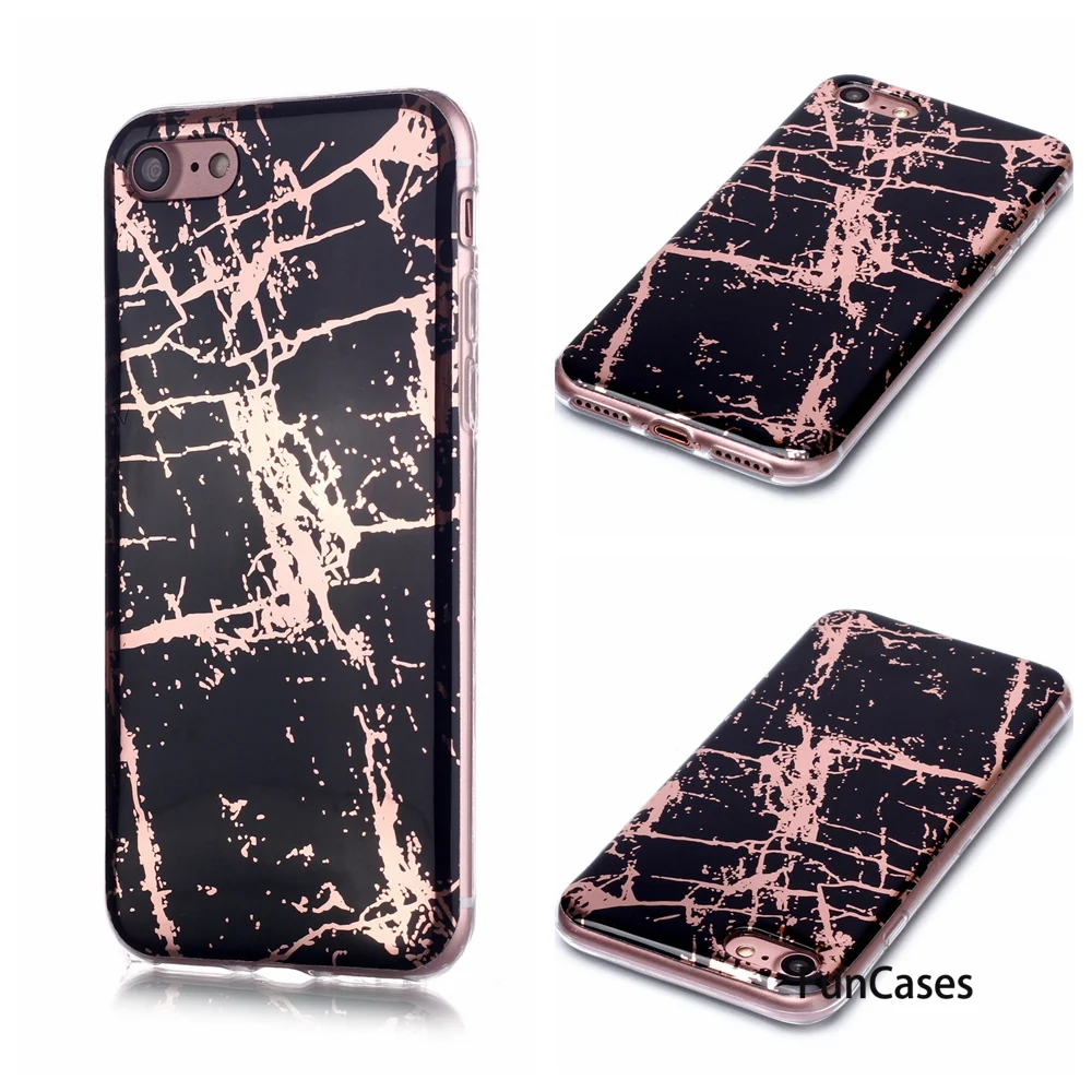 Чехлы для задней панели чехлы iPhone 6 розовое золото мягкий силиконовый чехол