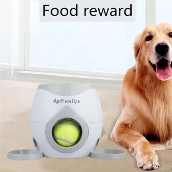 

Home Pastime Interactive Toy Tennis Launcher Substitute Dog Toy Training Pet Supplies Food Reward Toys Pet Ball Rolling Device