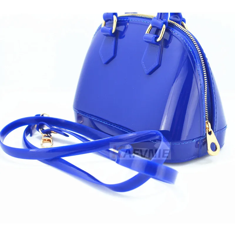 Детская прозрачная сумка 18,5 см, размер 27, Детская сумка на плечо из ПВХ ярких цветов для девочек, силиконовая пляжная сумка-тоут, сумка-кошелек