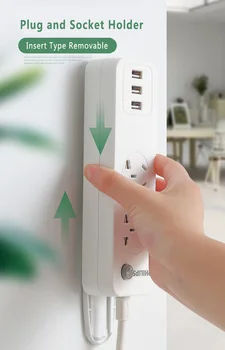 

Multifunction House-free Wall Plug-in Router Board Plug-in Line Bracket Board Shelf Hanging Plug-board Bracket Cable Support