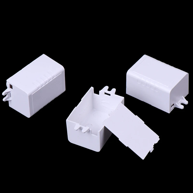 1pc 10pcs Waterproof Plastic font b Electronic b font Enclosure Project Box Black 65x38x22mm Connector Wire