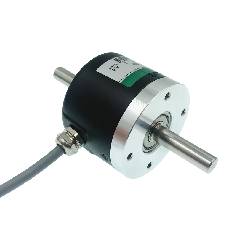 

8mm solid shaft encoder through shaft double out shaft both ends of the shaft increment encoder installed at both ends