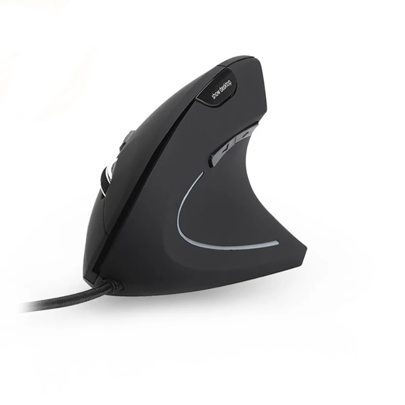 

Usb Wired Vertical Mouse 3200Dpi Adjustable 7 Buttons Ergonomic Gaming Mice Show Desktop For Work And Game