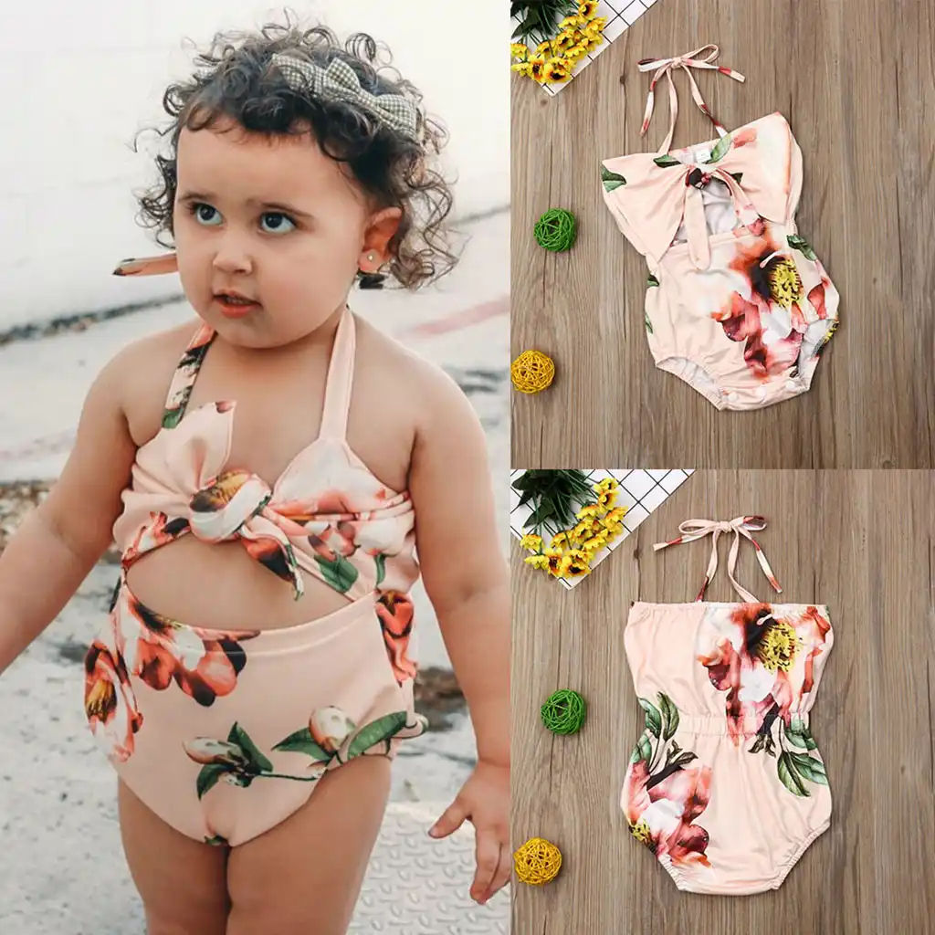 boho baby swimsuit