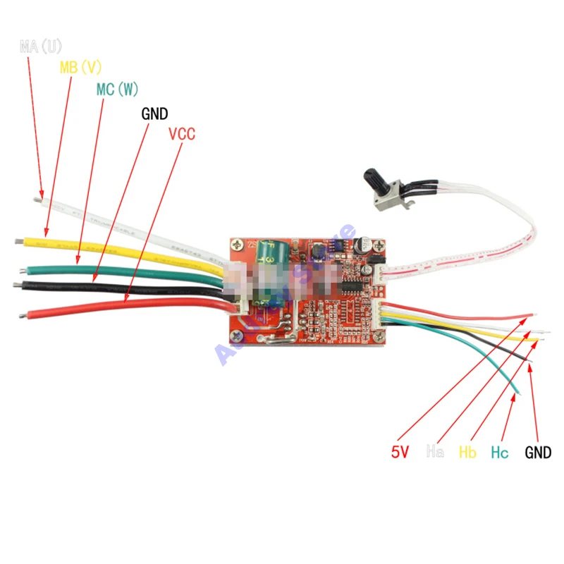 salão dc motor driver 3 fase controlador
