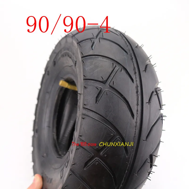 Размер 90/90-4 внутренняя камера колеса(10 дюймов) на-дорожные шины для многих скутеров газ/электрический скутер мотоцикл высокого качества