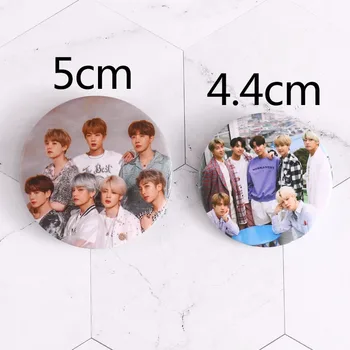 Alternative view of Bangtan Boys Badge Pins for backpacks