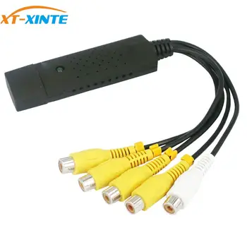 

XT-XINTE 4 Channel 4CH USB 2.0 DVR Video Audio Capture Adapter Card Security Camera for Windows 2000 / XP / Vista / WIN7 WIN8