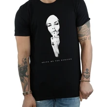 Bring Me The Horizon, Мужская футболка с принтом «монашка», летняя футболка с круглым вырезом, модная повседневная Высококачественная Футболка с принтом