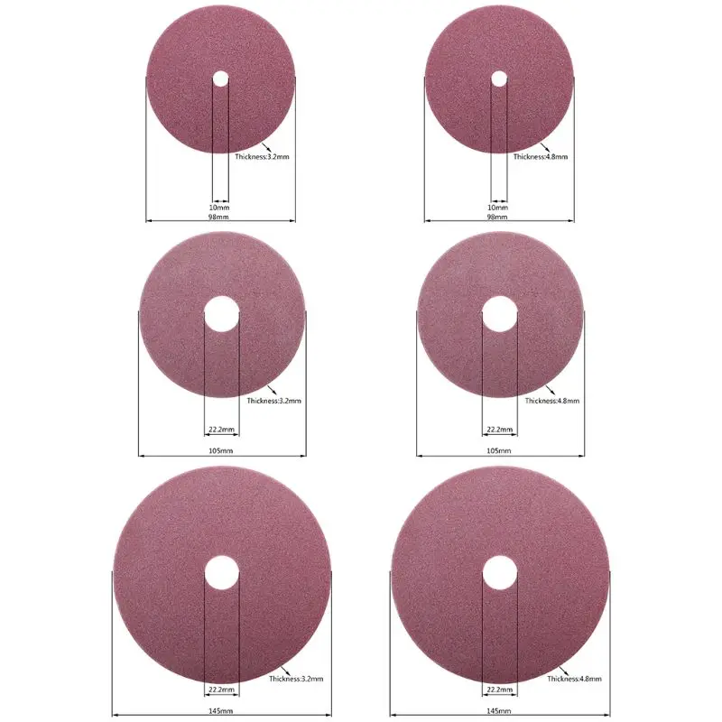 Electric Chainsaw Sharpener Diamond Grinding Wheel 98/105/145mm Thickness 3.2/4.5mm Edge Cutting And Polishing Chain. grinding disc abrasive wheel grinding wheel