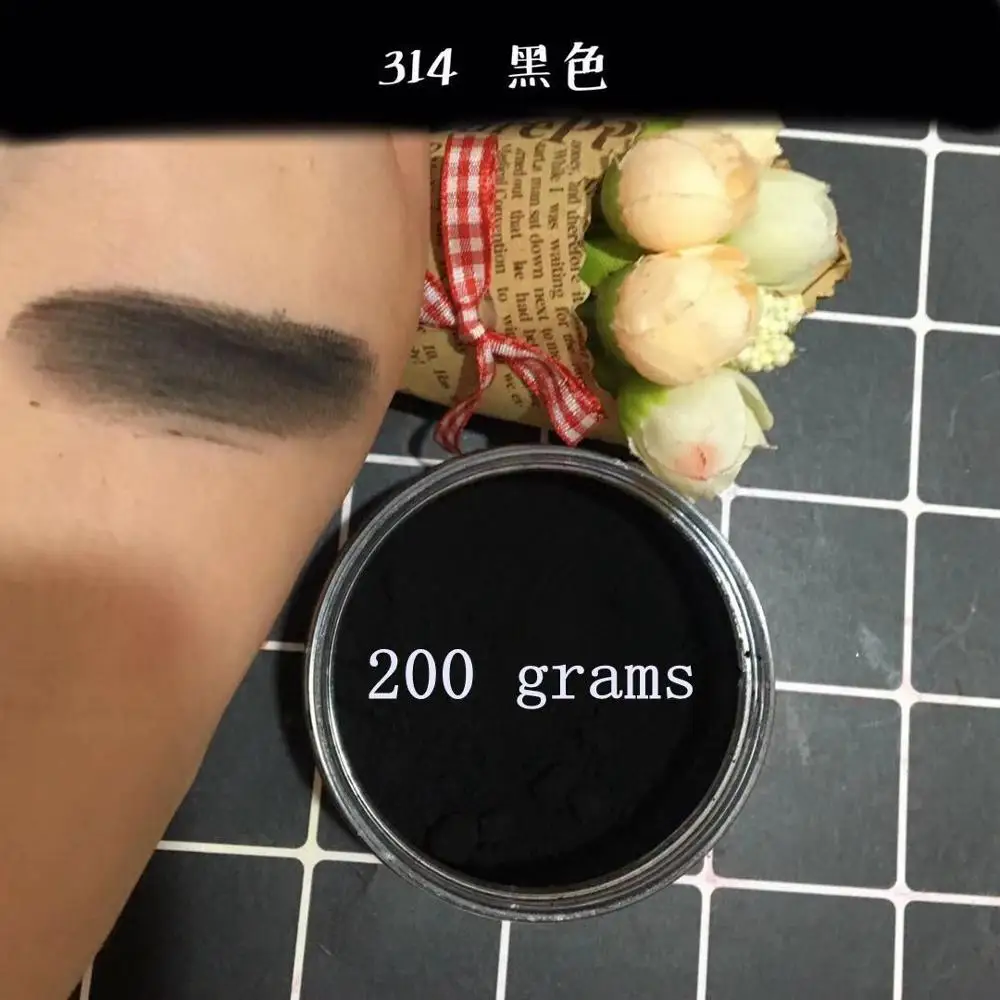 200 grams Порошок черного цвета-матовый пигмент - Цвет: 200 grams