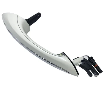 

51217276243 Front Left Exterior Door Handle For-BMW 5 / 6 / 7 Series F07 F10 F11 F06 F12 F13 F01 F02 F03 F04(White)