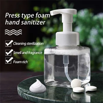 

#H40 Effervescent Tablets Germicidal Antibacterial Hand Sanitizer 10 Tablets + Empty Disinfectant Spray Bottle Set