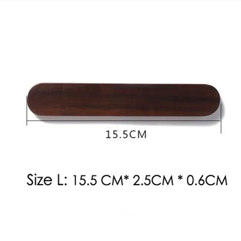 Black walnut L Декоративный деревянный держатель для ключей, настенный органайзер для хранения ключей, крепкая Магнитная вешалка для ключей, брелок, крючки, ключница, ключница на стену - Цвет: Black walnut L