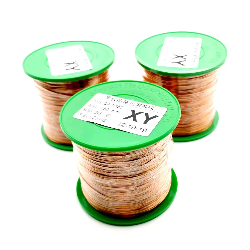 

0.13mm 0.25mm 0.51mm 1mm 1.25mm copper wire Magnet Wire Enameled Copper Winding wire Coil Copper Wire Winding wire Weight 1000g