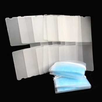 

10pcs/set Mask Storage Folder Foldable Portable New Food-grade Environmental Protection Compact Easy Clean Mask Storage Folder